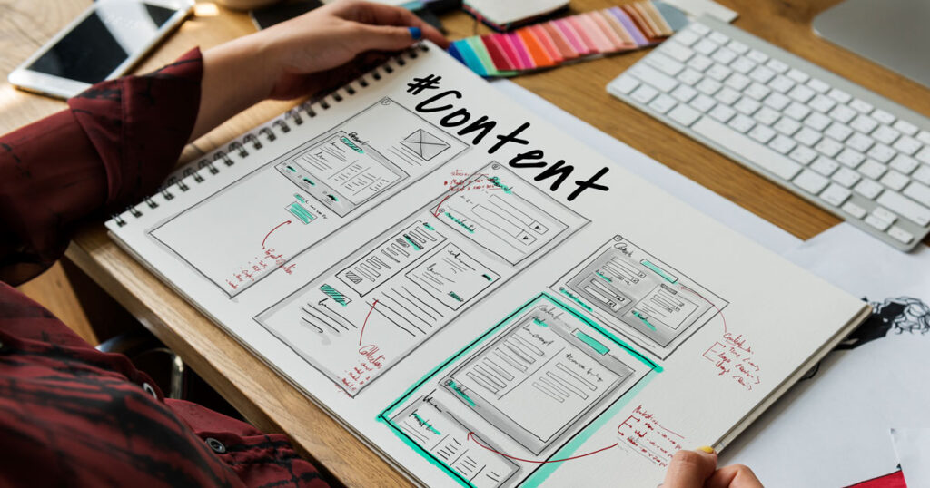 Image showing a content plan