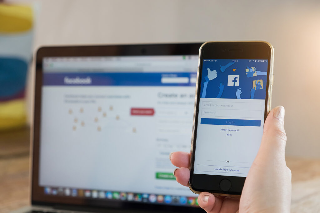 setting up a facebook page