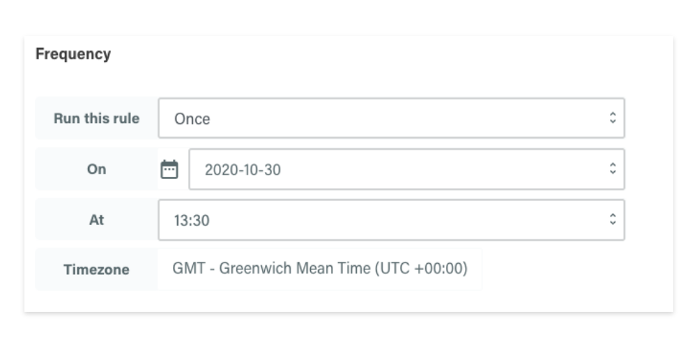 Set one-off rules with Adzooma automation 