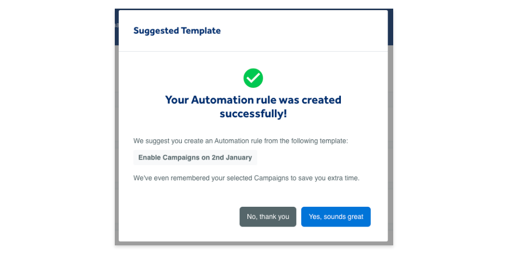 Get smart automation rule suggestions with Adzooma 